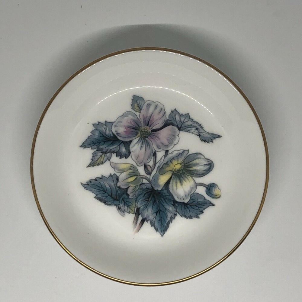 ROYAL WORCESTER Pansies Fine Bone China